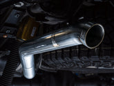 AWE 0FG Catback Exhaust for Silverado ZR2/Sierra AT4X - Dual Bashguard (no tips) - Close Up